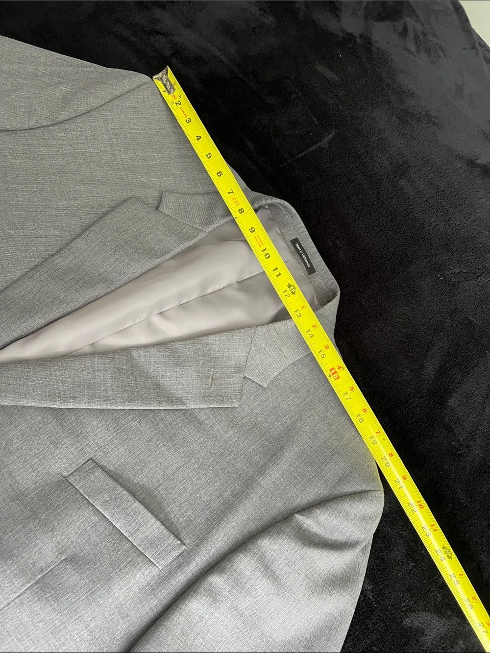 Wool blend Light Gray Blazer